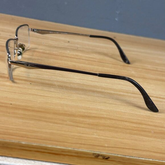 Ray-Ban RB6154 2531 Gunmetal Metal Eyeglasses Half-Rim 54-17-140 Frame Only - Picture 4 of 6